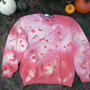 BLEACHED CREWNECK